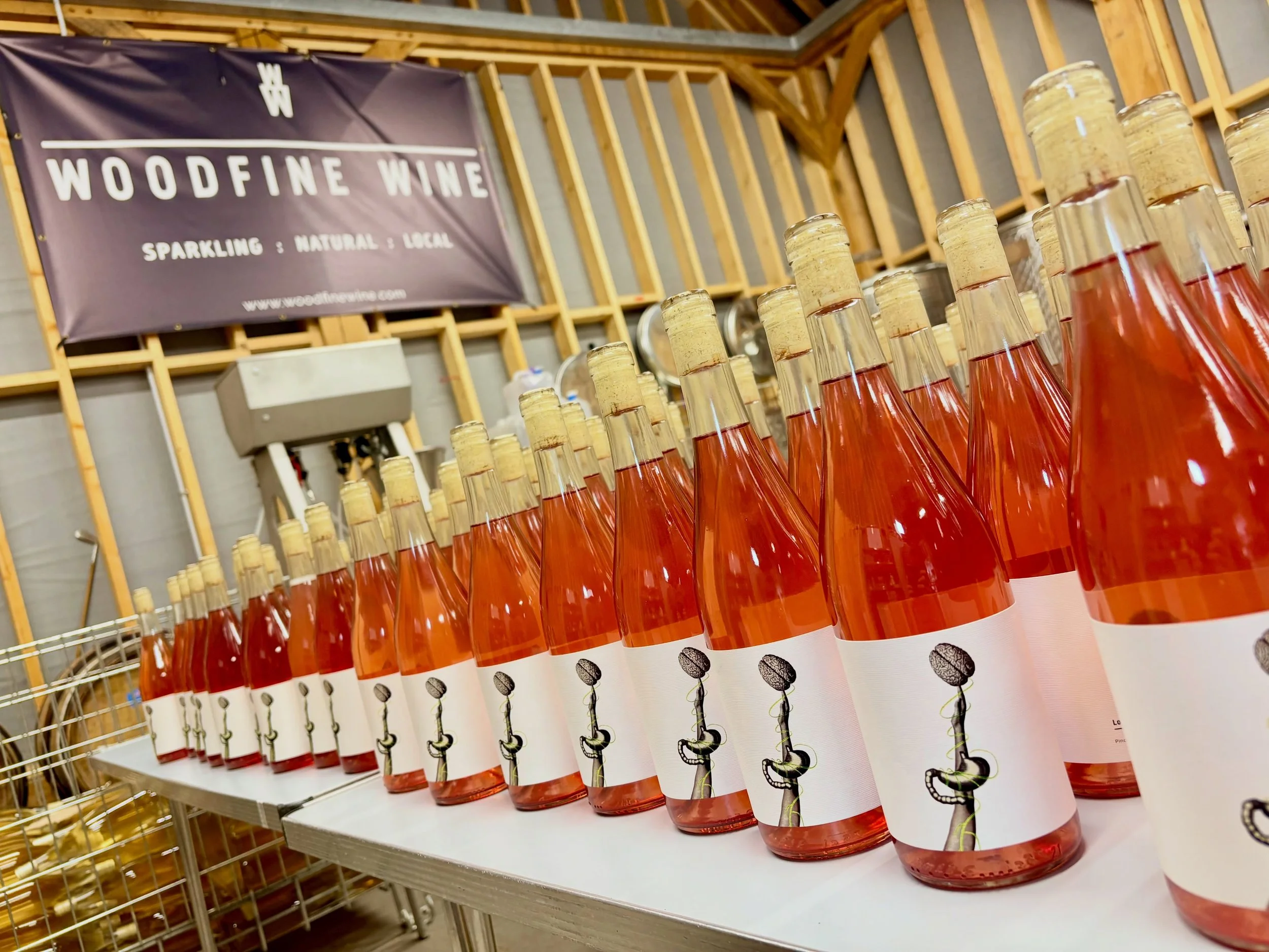 Home grown.

A farm we have grown with, vines that we have grown since bare root whips, tended by volunteers for years, and organic-certified grapes that were wild fermented with zero additions of any kind. Bottled with friends, labelled one-at-a-tim