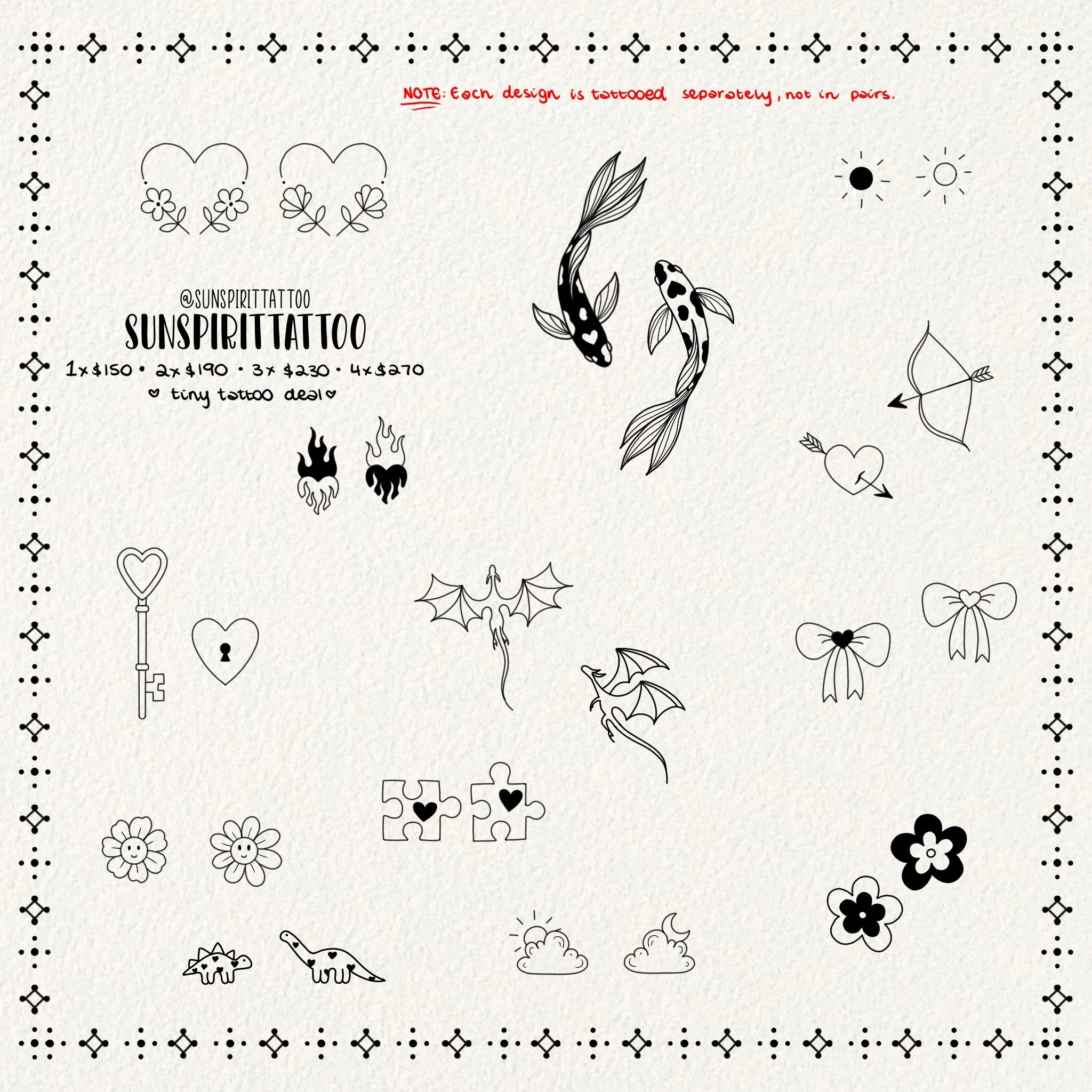 Matching Flash Tattoos