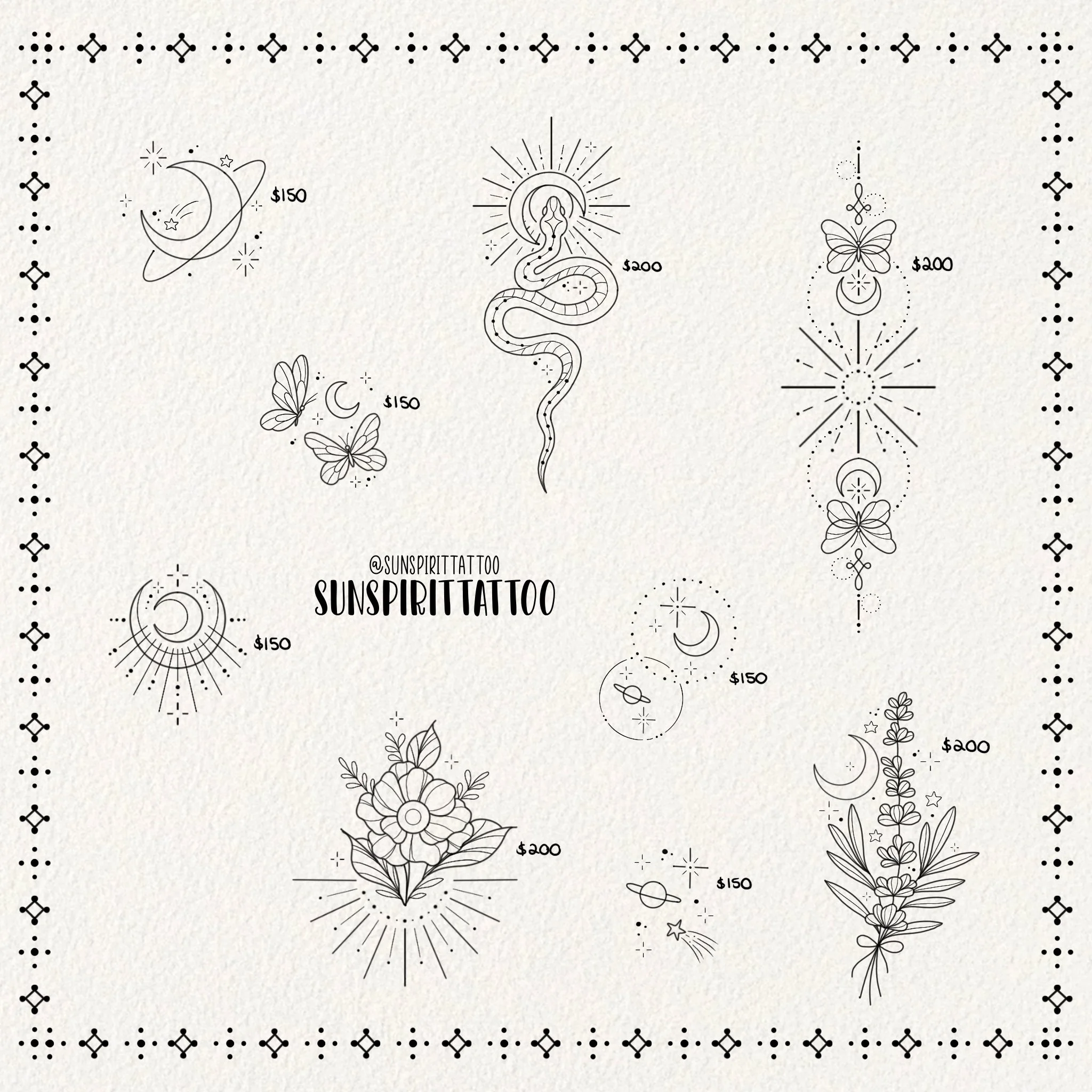 Celestial Themed Flash Sheet