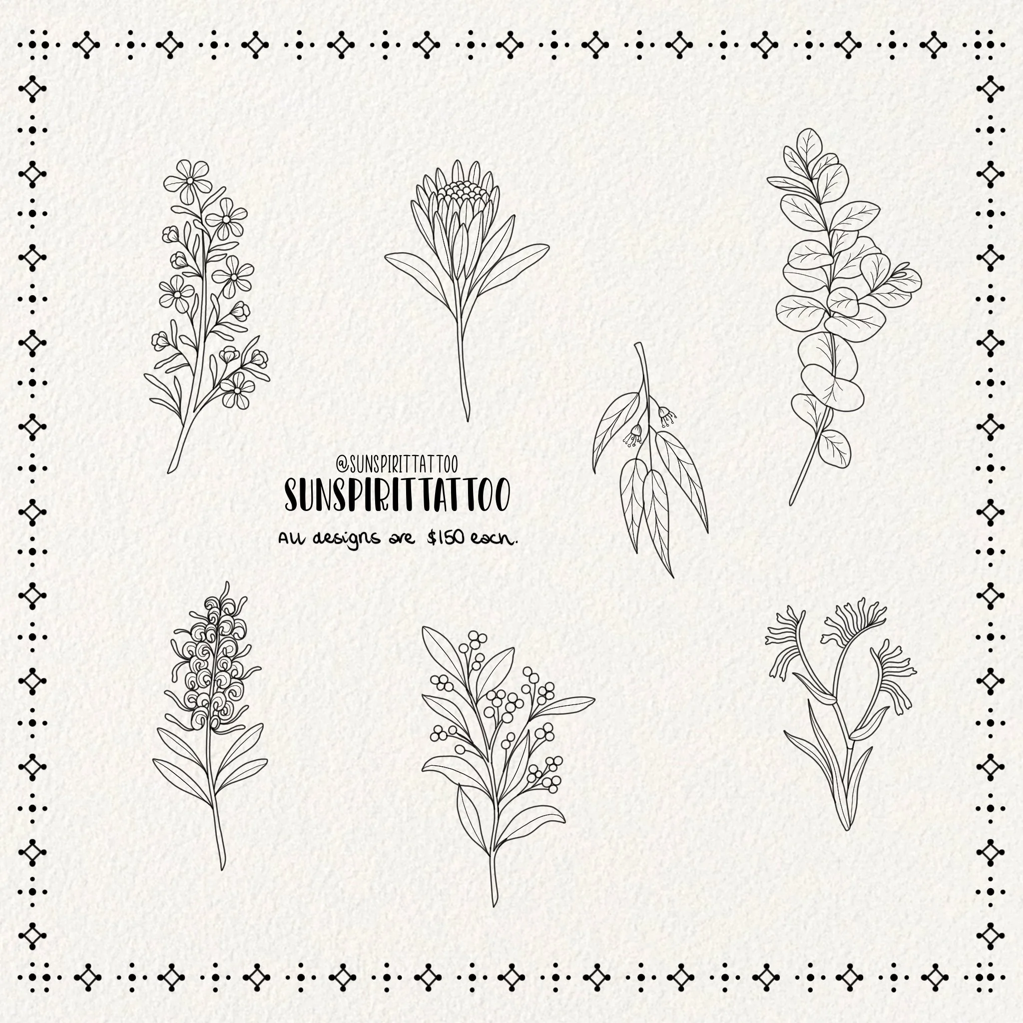 Botanical Themed Flash Sheet