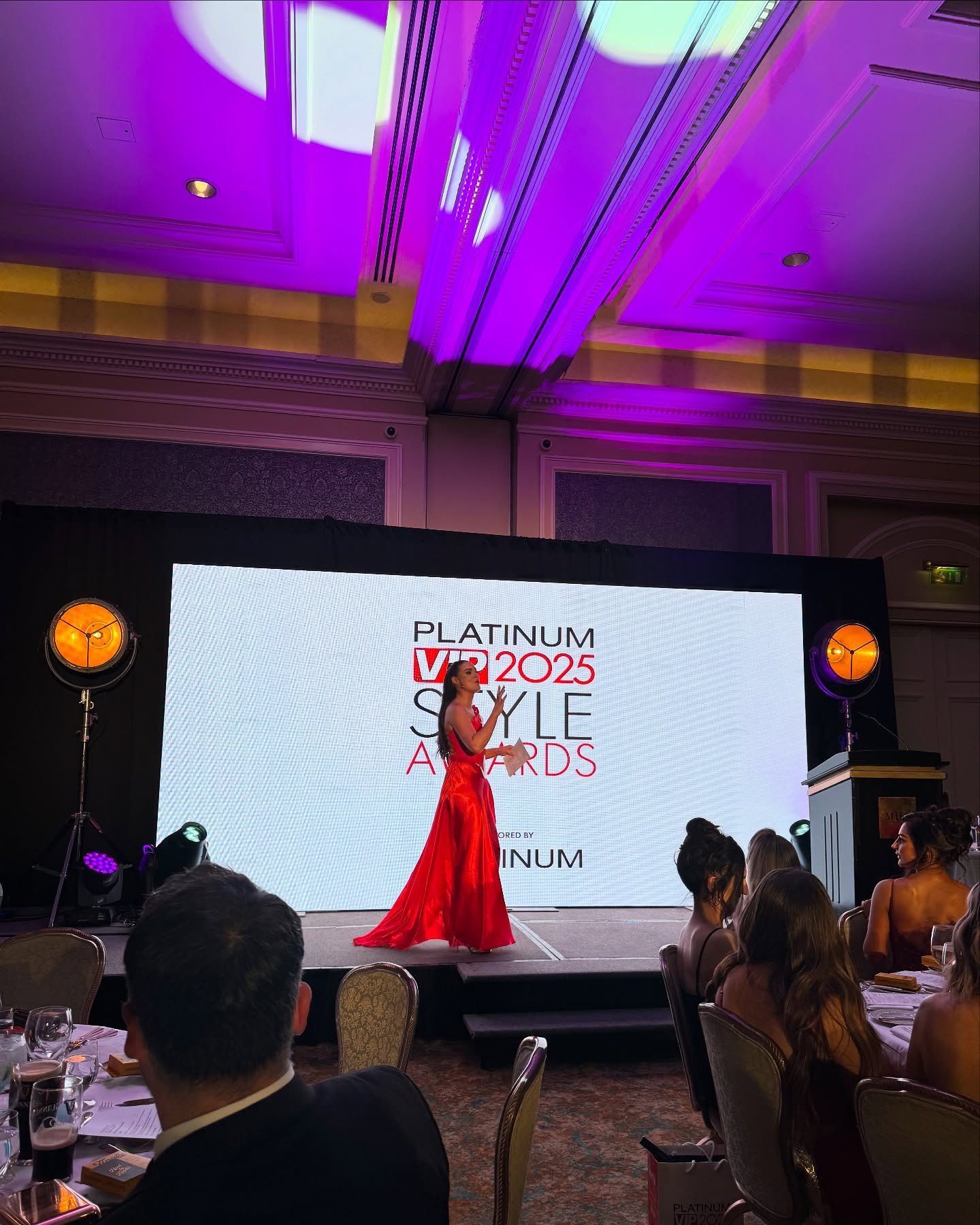 Friday night @vip.magazine 2025 style awards! 

@foxylaura10 on hosting duty, @rozannapurcell nominated and @kayleigh_trappe won most stylist newcomer!
