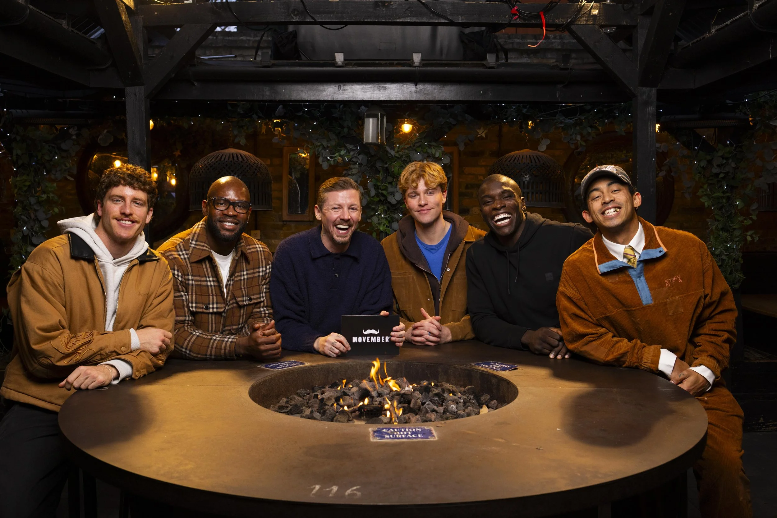 Olly and Dom at Movember Fireside Chat Podcast 2025.JPG