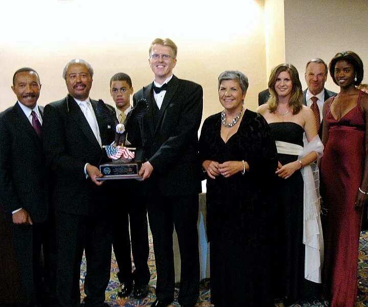 Kwame Mfume, Ron E. Armstead, Joseph J. Armstead, Martin Klimke, Maria Höhn, Lindsey Stokes (University of Mainz), Robert Filner (D-CA, Chairman, House Veterans Affairs Committee), Tyra Fenell (Humanities Council, Washington, DC)