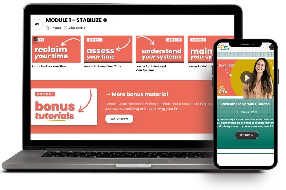 Join SproutED for nonprofit Executive Directors — Small Shop Strategies