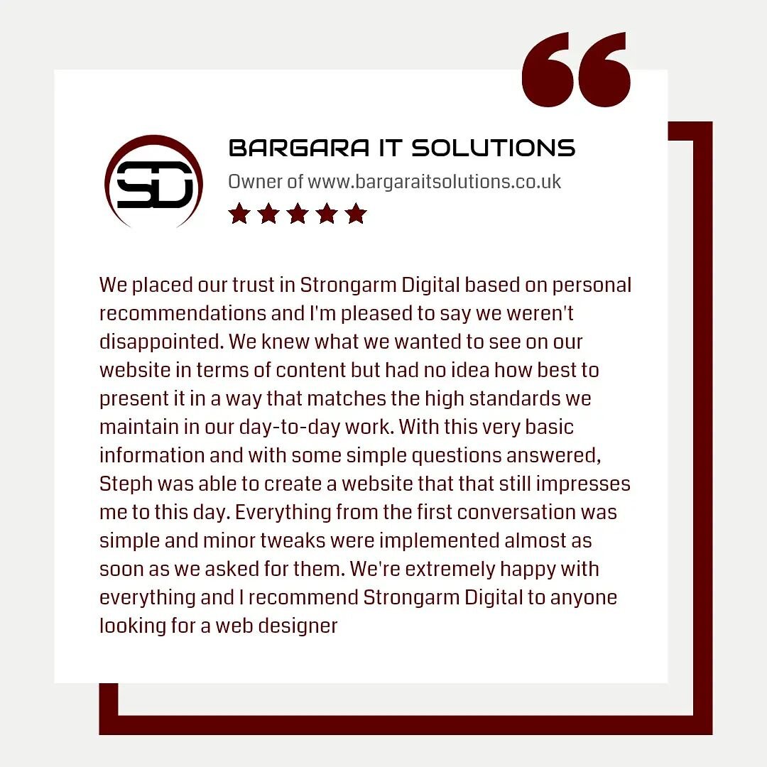 Google Review

A lovely review received from our client at Bargara IT Solutions. We truly appreciate you taking the 
time to write this - thank you for your kind feedback ☺

If you are need of an #informatica specialist, check out www.bargaraitsol