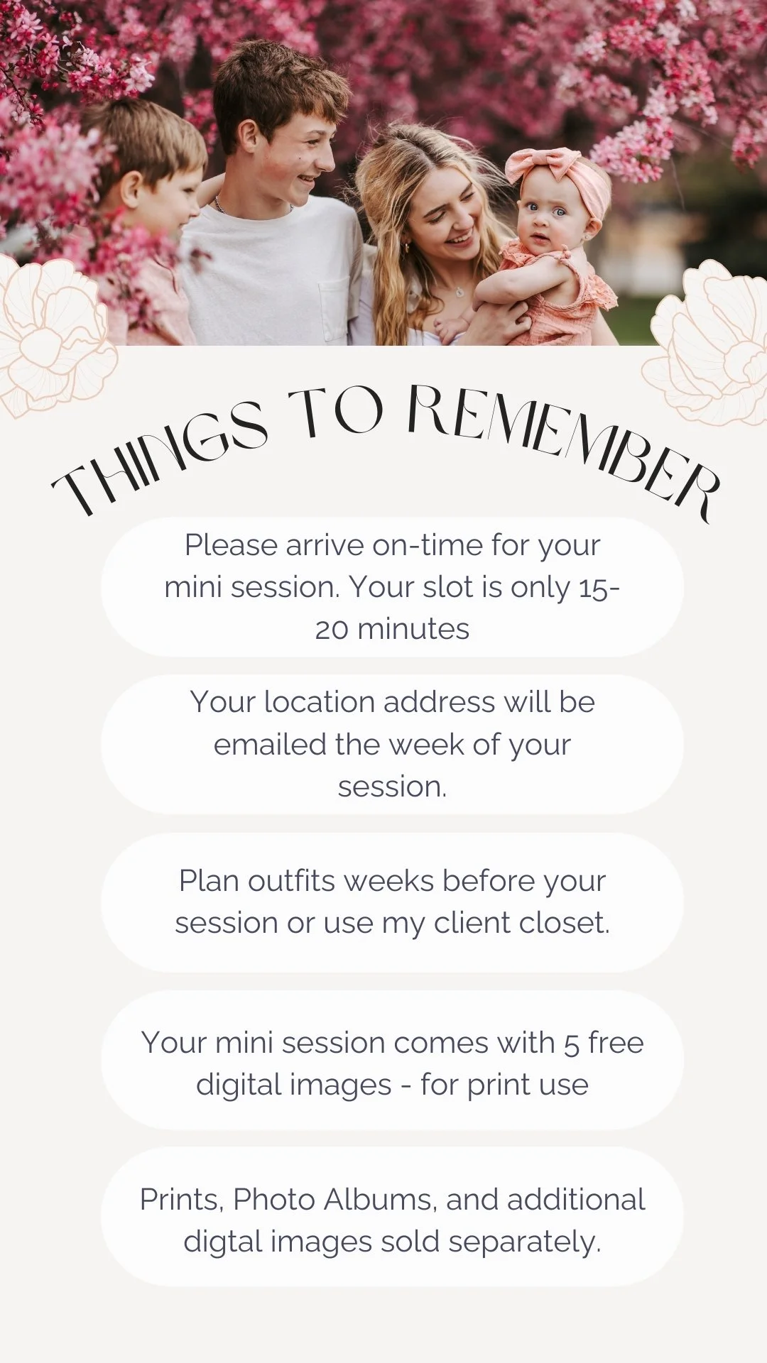 Kearney nebraska spring family mini sessions