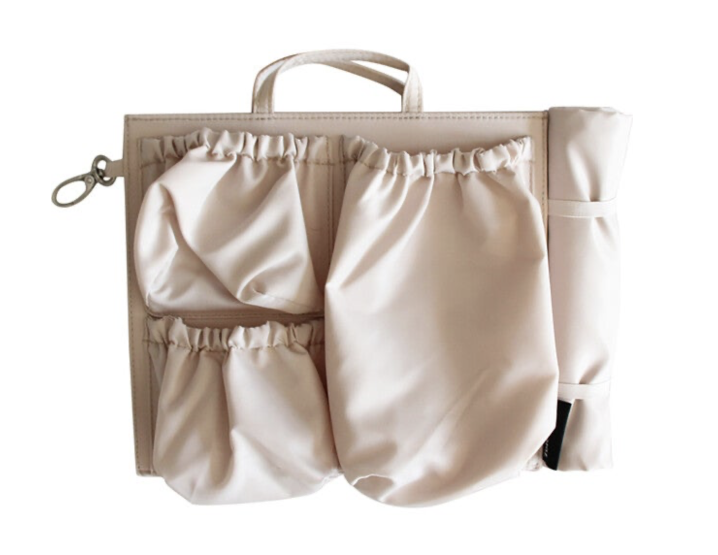 -- ToteSavvy Small -- Good when you're just going to run out for an hour and need only the essentials. I keep it stocked and ready to go.