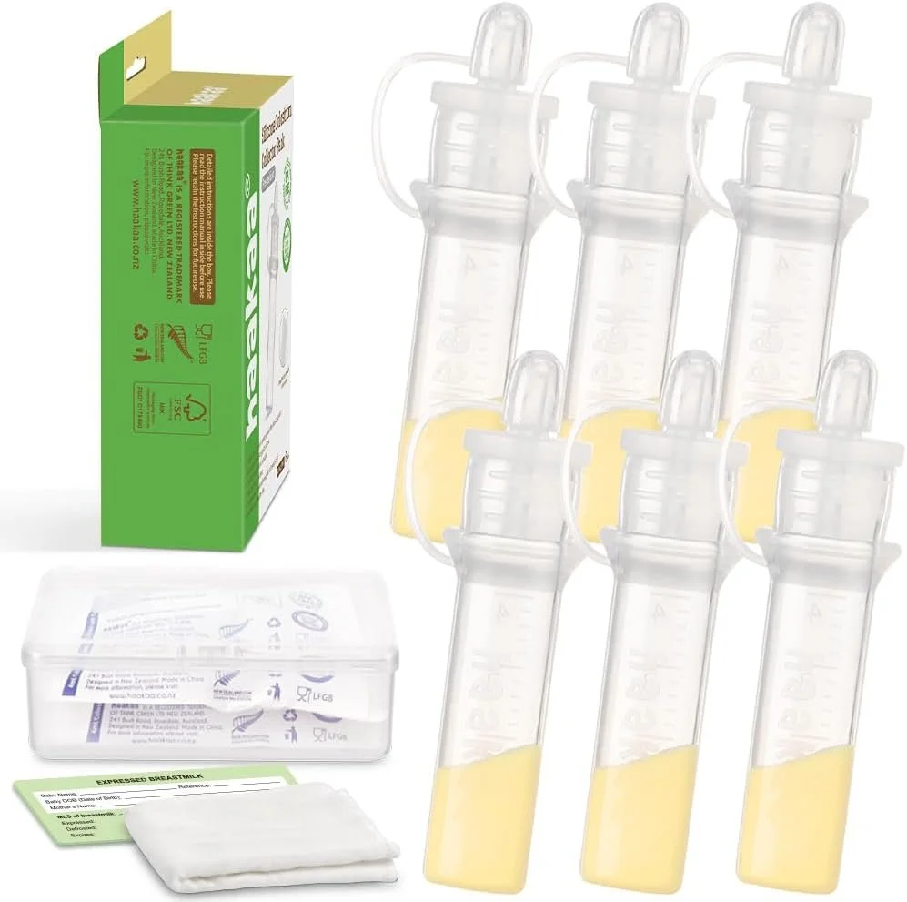 -- Haaka colostrum collector -- I wish I had collected colostrum before going to the hospital. If you're able to, I would do it and collect it in these and bring them to the hospital with you. If you're not then I'd skip them.