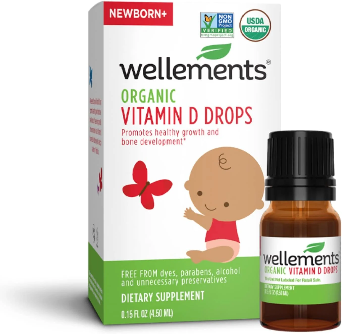 -- Vitamin D Drops -- Your doctor will have you get Vitamin D drops if you're exclusively breastfeeding. These are a good clean option.