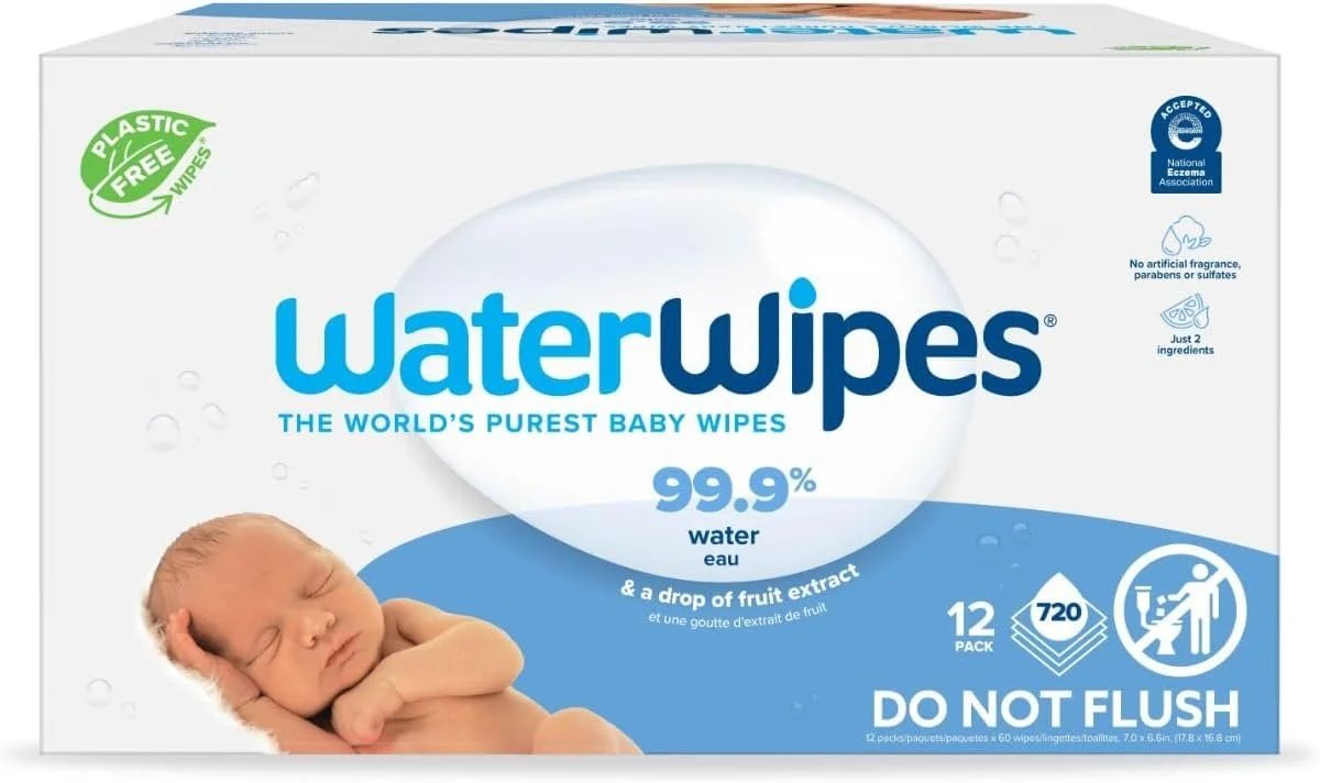 -- Water Wipes -- Don't splurge on the Coterie wipes - these are just as good.