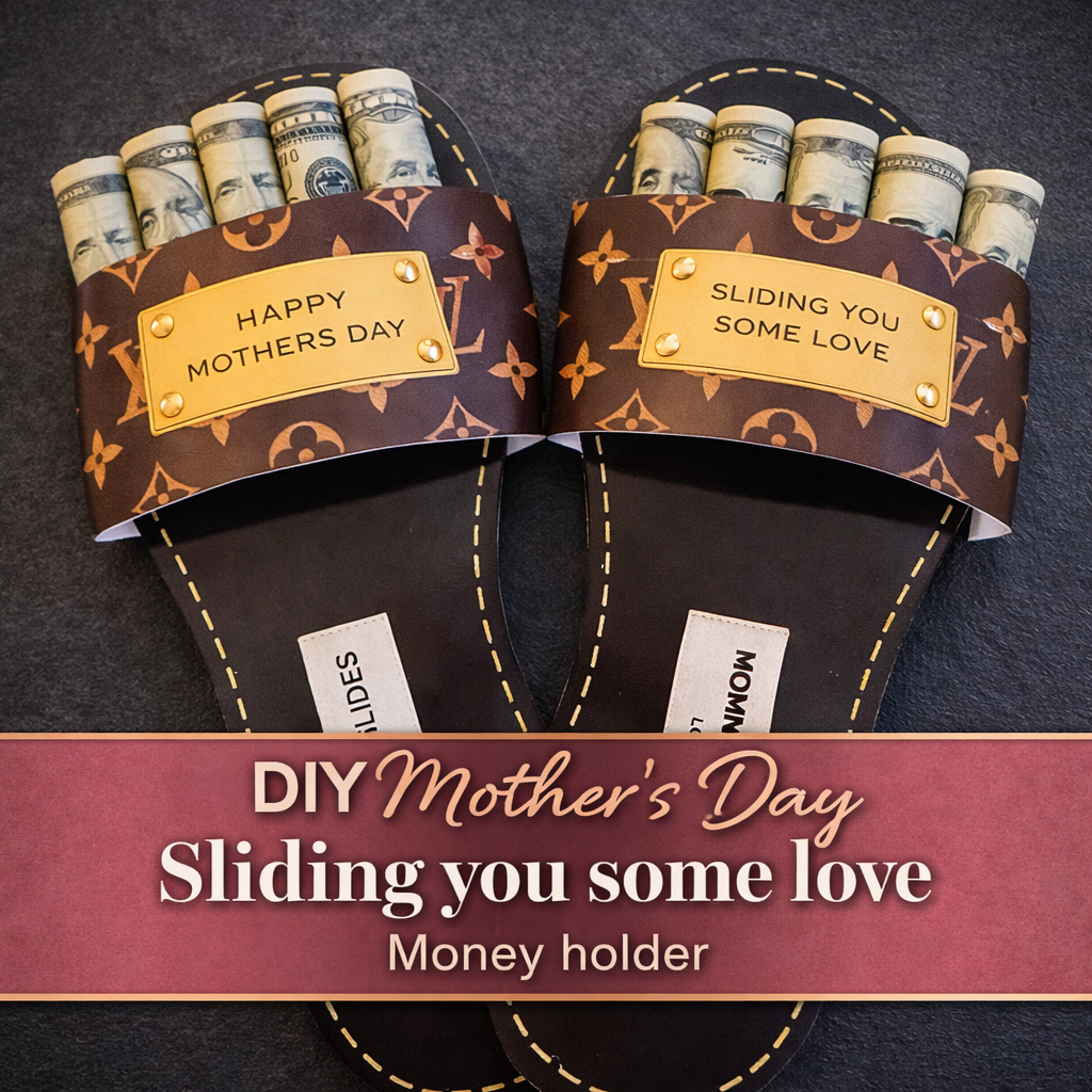 Create a unique and memorable Mother’s Day gift with these stylish DIY money slides templates.
Perfect for gifting cash in a creative, luxury-inspired way that moms will LOVE!