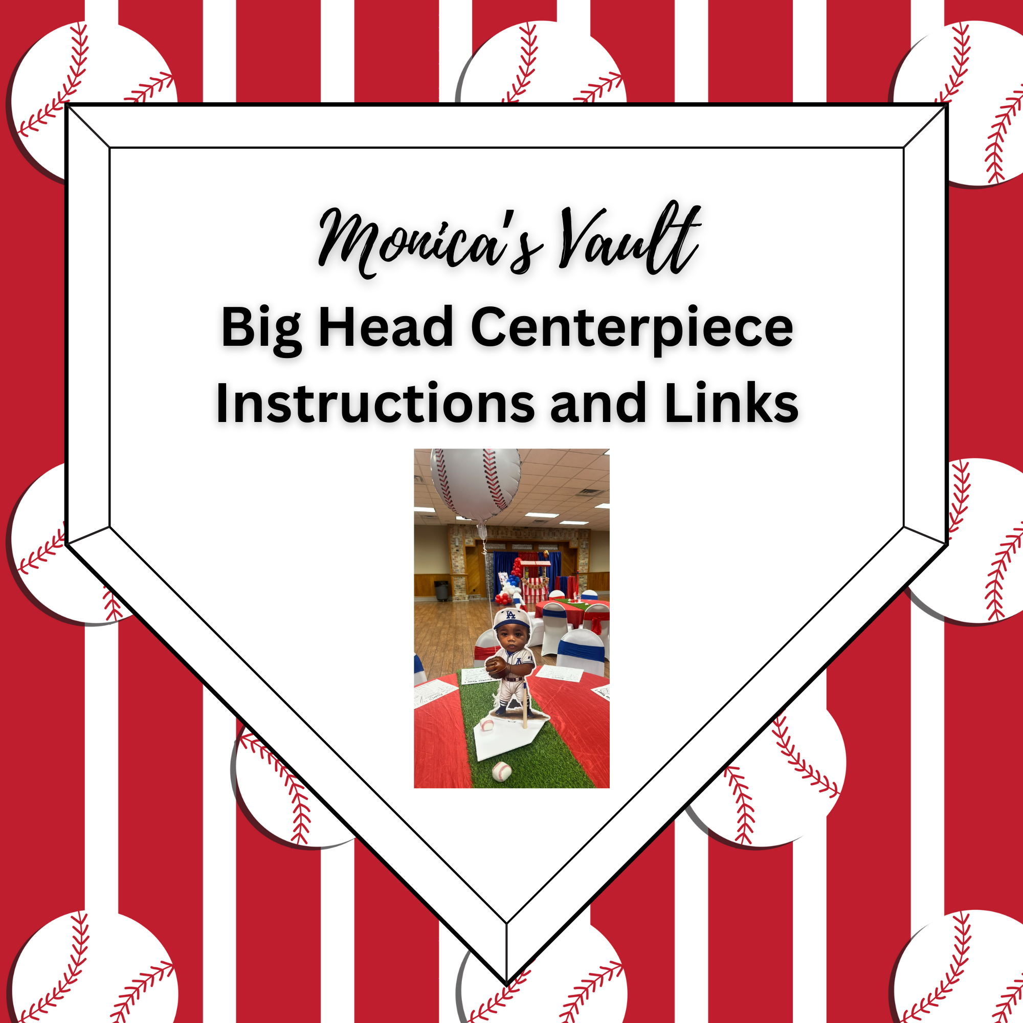 MV Big Head Centerpiece INSTRUCTIONS ONLY
