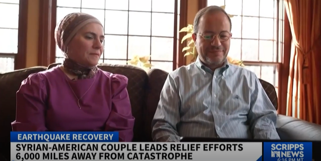 A Syrian American couple helps with aid after deadly earthquake