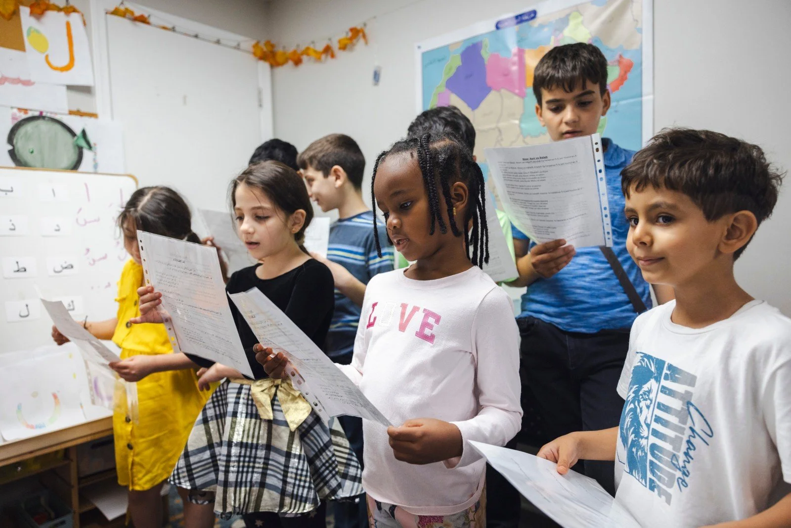 An Arabic-language summer camp connects children of refugees to ‘the memory of the country’