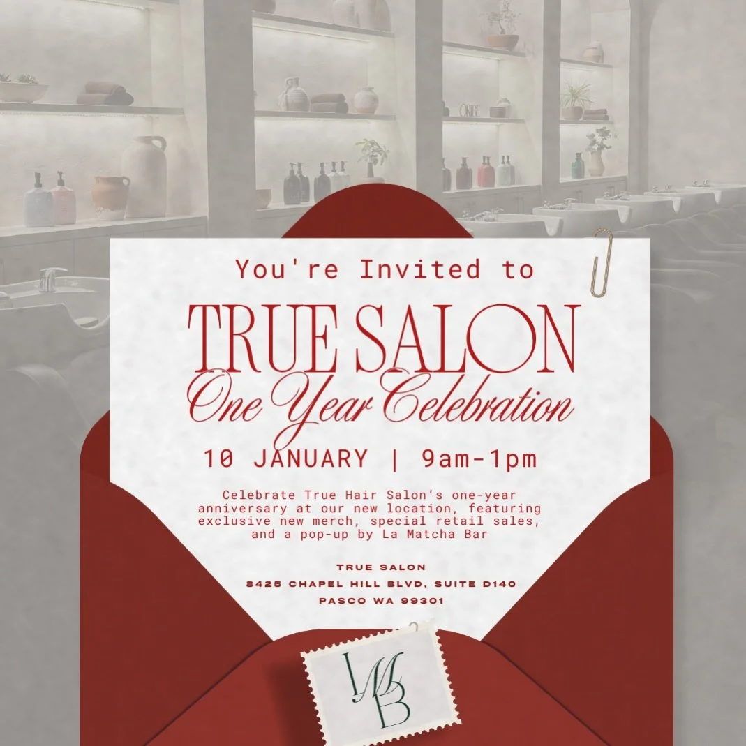Mark your calendars! 🗓️ 
This Saturday from 9am-1pm, matcha + exclusive merch await you. Don&rsquo;t miss out✨🤍 

#tricitieswashington #oneyearcelebration #forYOU #hairstylist #modernsalon