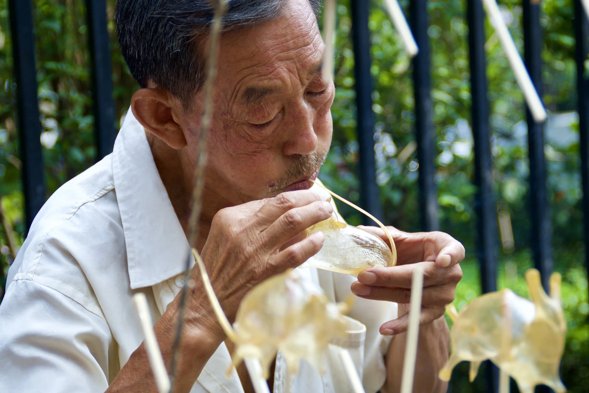 The man who makes sugar man, at Xi'an, China (2016)