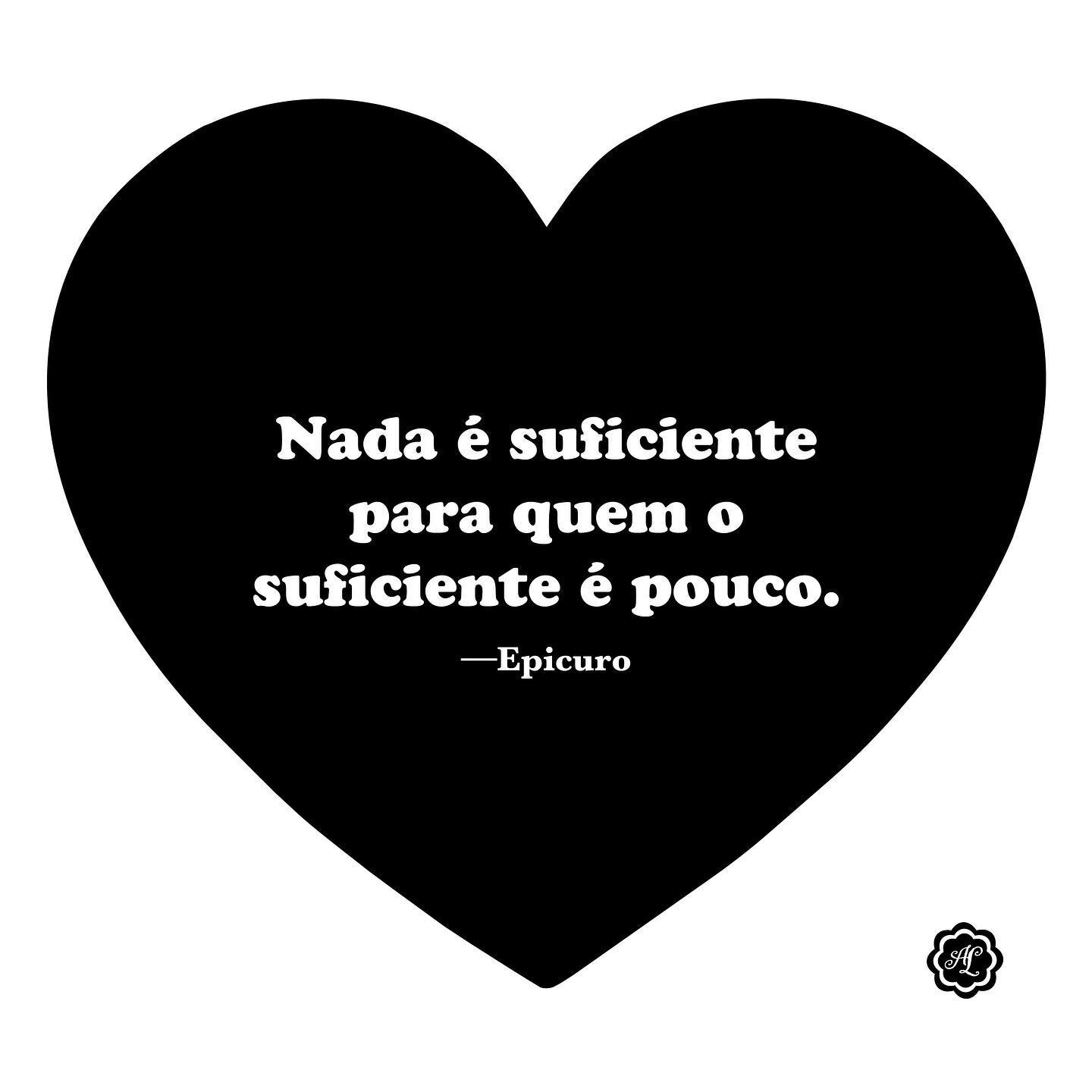 Fique atento! ⛔️ #afinidadesliterarias #epicuro  #contento #suficiente #insuficiente #autoconhecimento