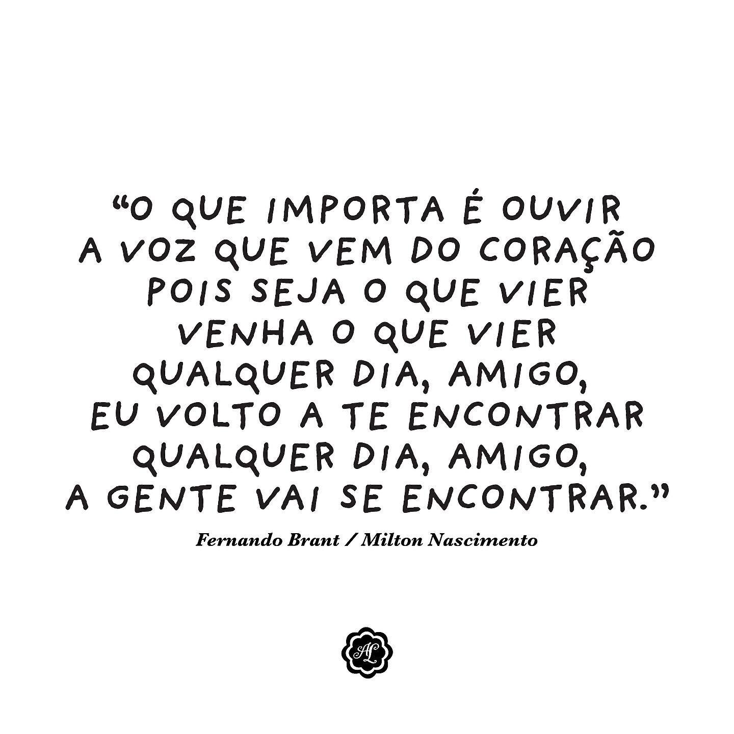 O que importa &eacute; ouvir a voz que vem do cora&ccedil;&atilde;o&hellip; 🎶🎶🎶 #afinidadesliterarias #fernandobrant #miltonnascimento #cancaodaamerica #mpbbrasil #brasil 📸Marcos Herm #letrasdemusicas #m&uacute;sica