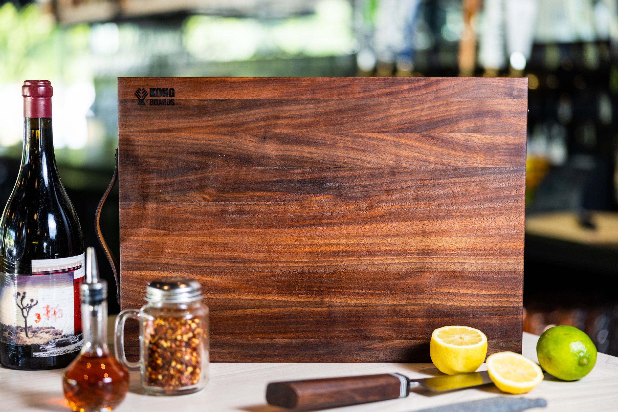How to Add a Leather Handle to a Cutting Board