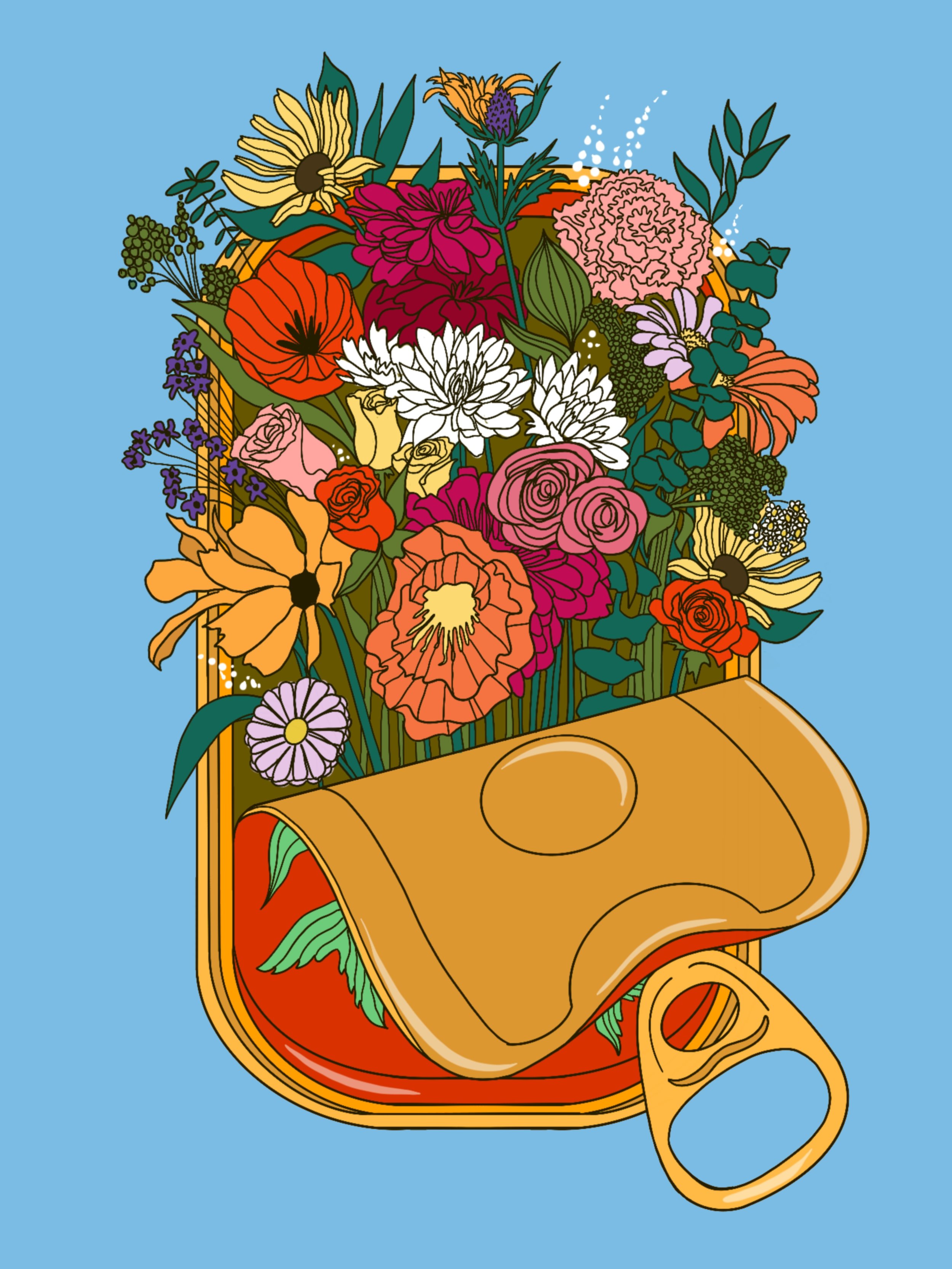 Tinned Flowers