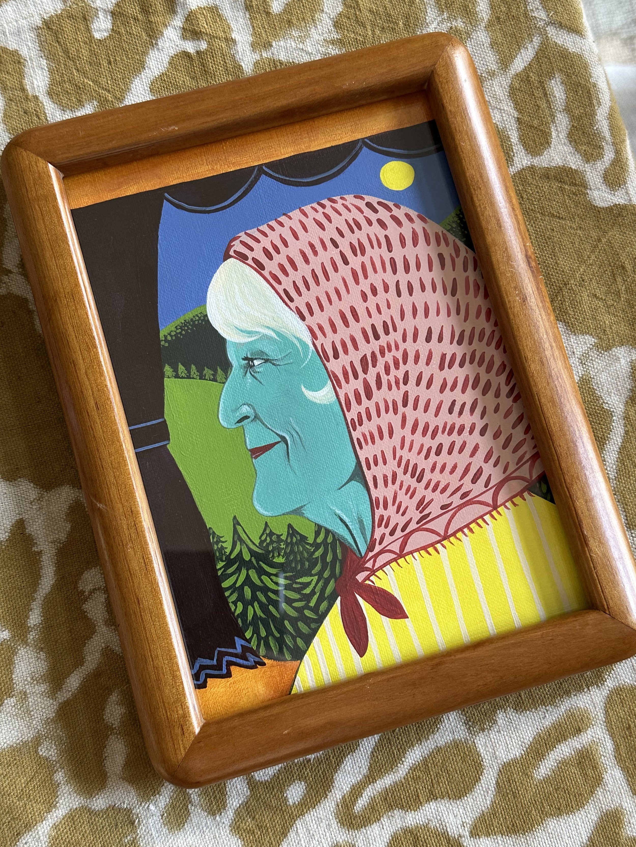“Edith”, acrylic on canvas, 2026.