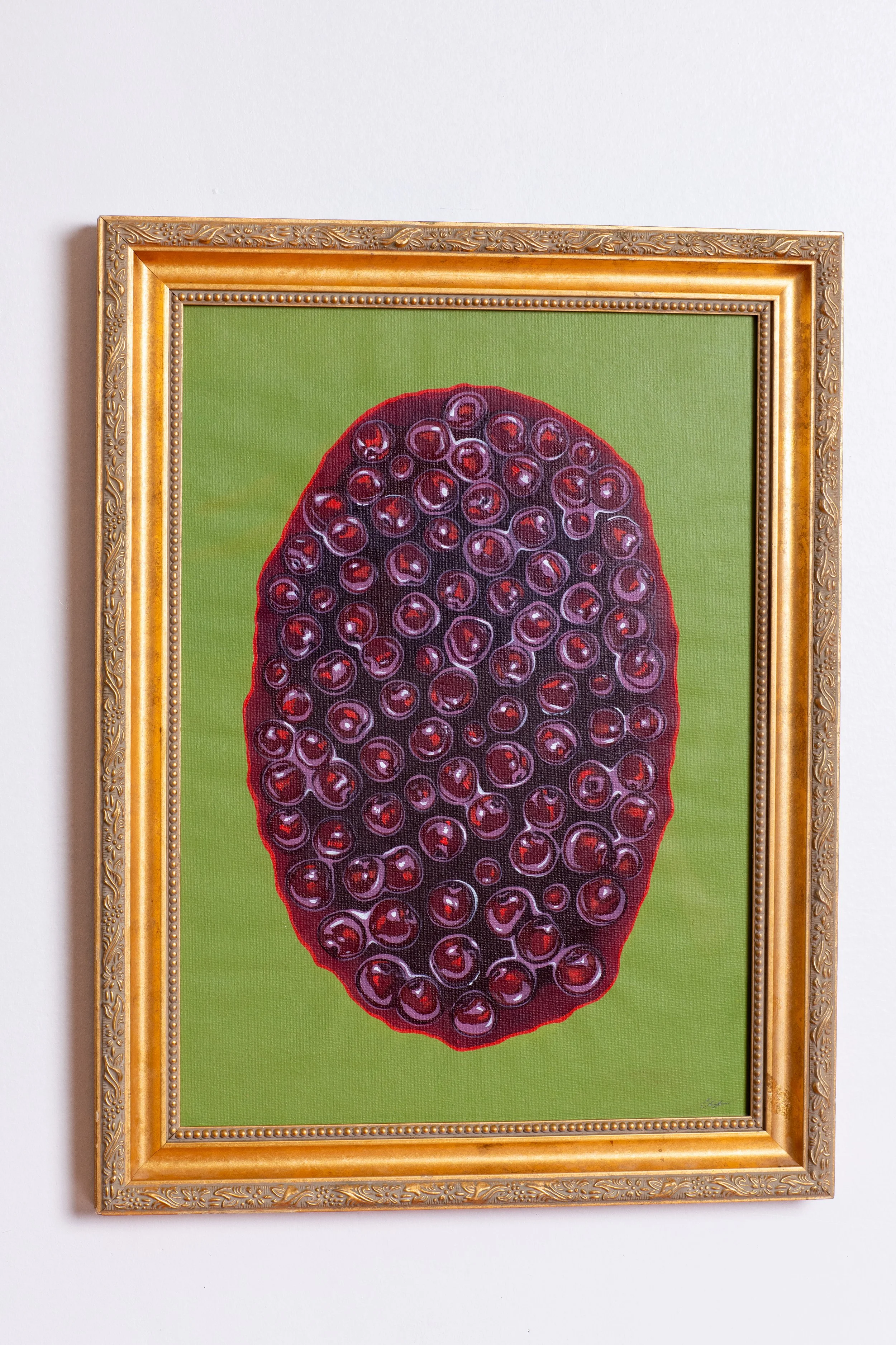 “Filling”, acrylic on canvas, 20245. 16x21 inches.