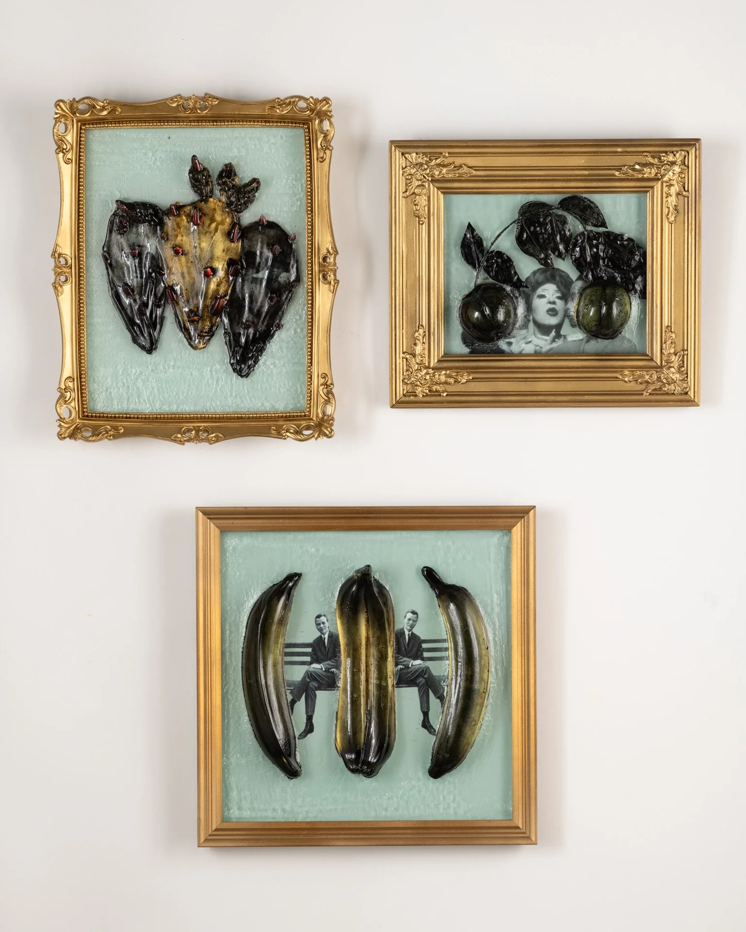 “The Heirlooms”, dry relief glass castings, 2025.