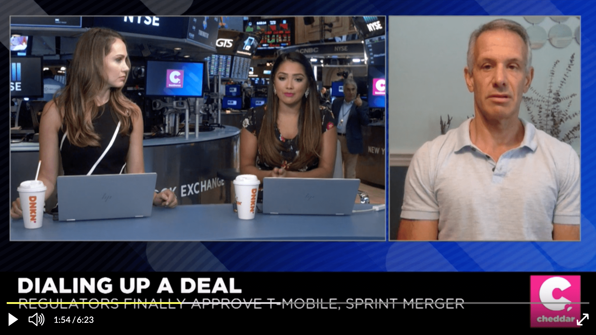 Alan Wolk on Cheddar this AM, talking T-Mobile/Sprint