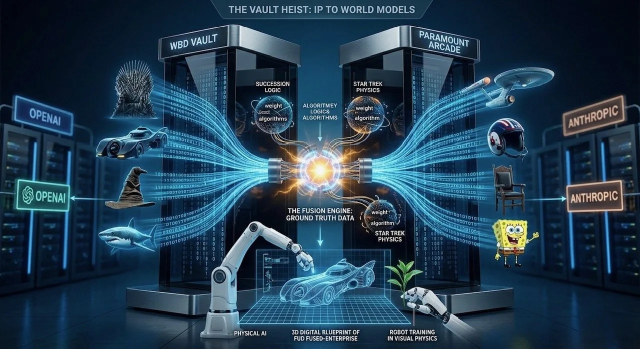 The Great PSKY-WBD Mashup: It’s Not a Media Merger, It’s a Training Data Heist