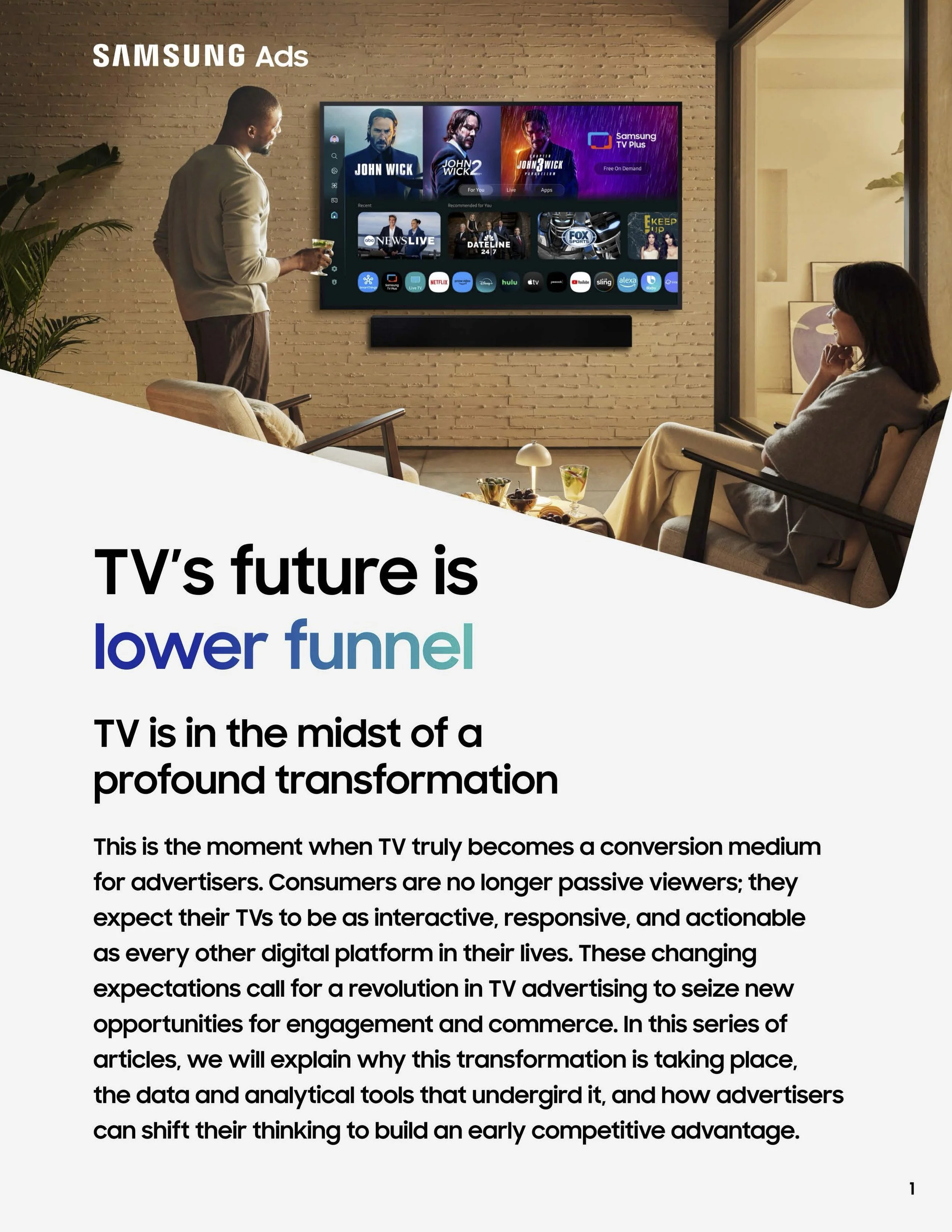 TV’s Future Is Lower Funnel