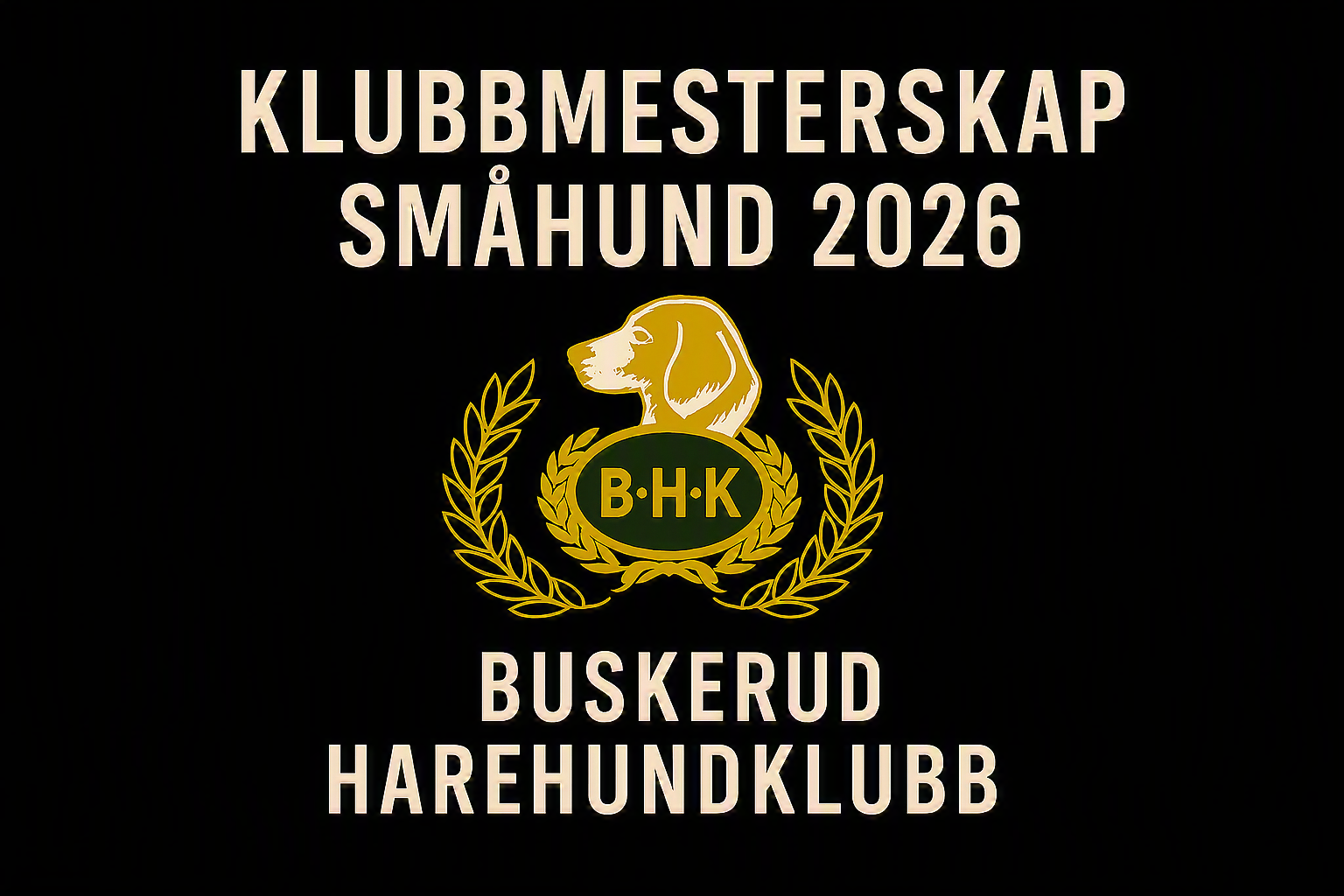 Småhundprøve SP 6.November 2026 Klubbmesterskap småhund 