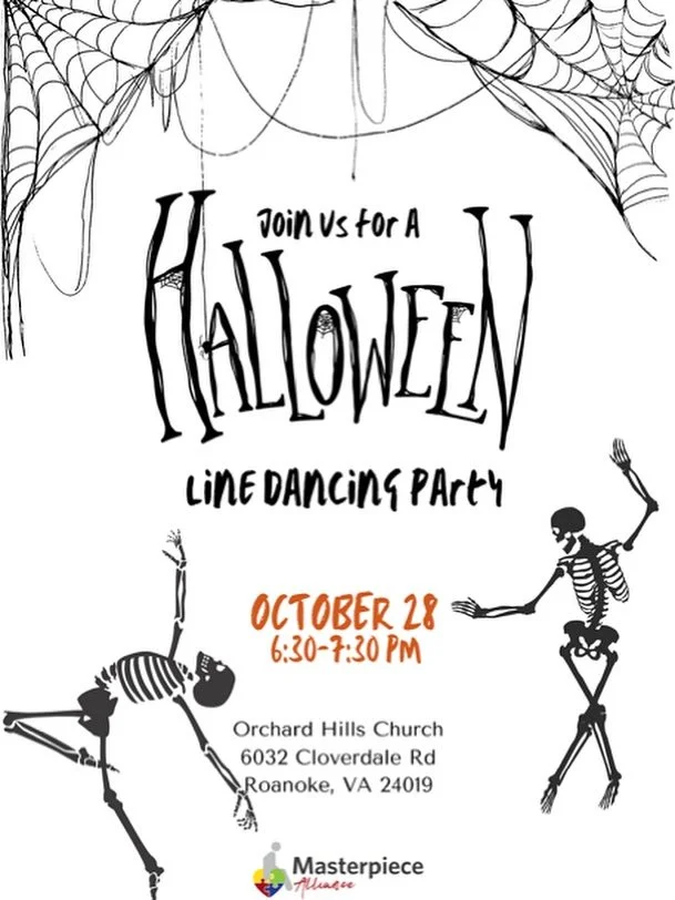 Next Tuesday October 28th from 6:30-7:30 we will be line dancing in our costumes at Orchard Hills Church! Bring your best dance moves and expect to learn some moves from a line dancing teacher! Please eat dinner before you come. Also, wear your best 