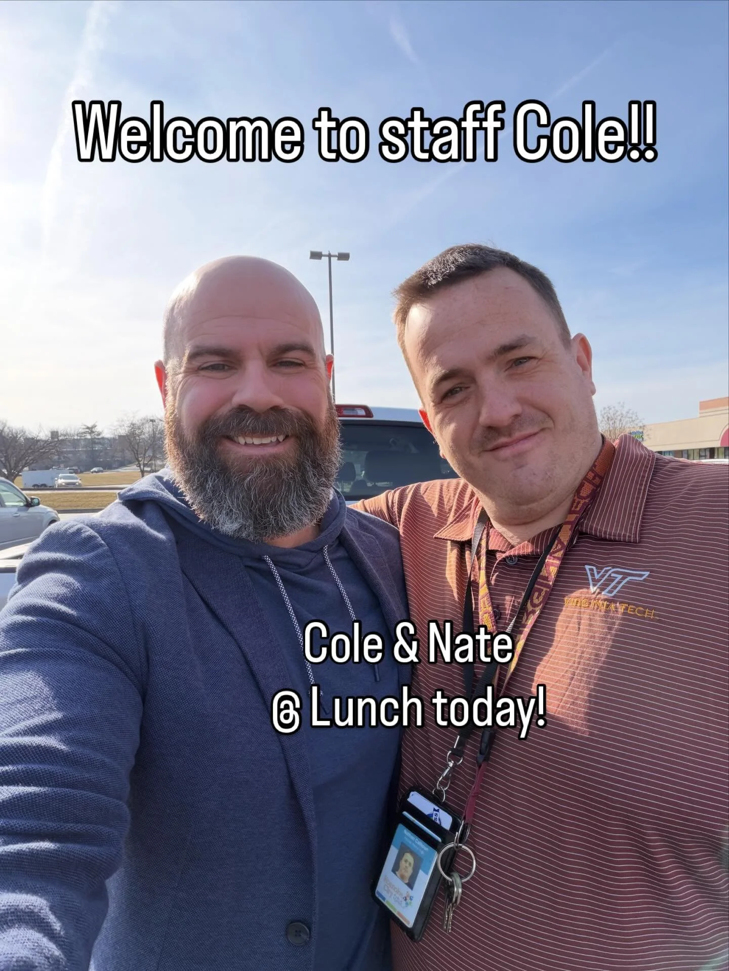 IT&rsquo;S COLE&rsquo;S FIRST DAY ON STAFF!! 🥳