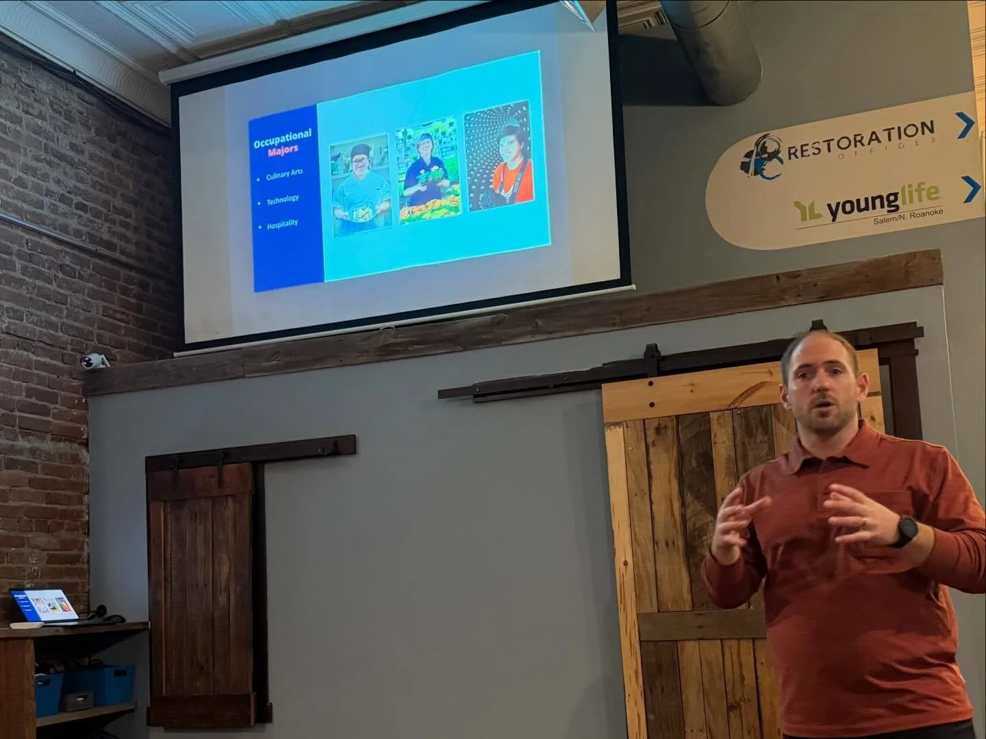 MA hosted a college recruiting night with @shepherdscollege - the only accredited college in the country designed solely for students with intellectual and developmental disabilities! Great turnout and beautiful night learning about what COULD and SH