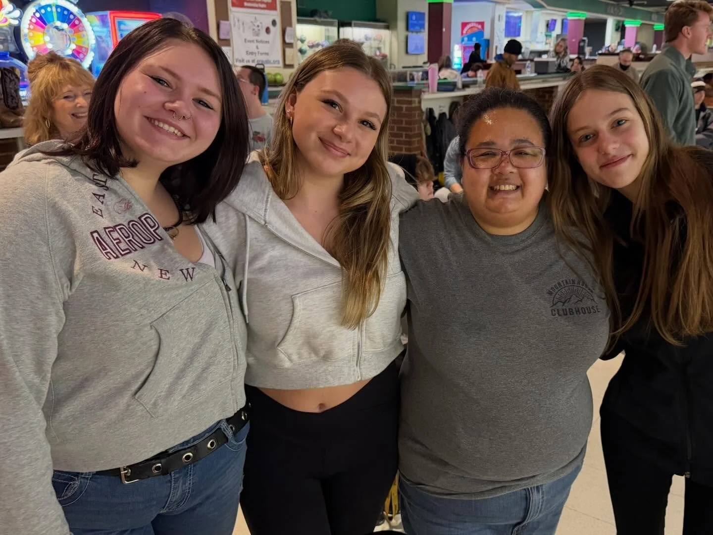 Today, some @salemhighschool &amp; @alms1983 students partnered with @masterpiecealliance for a friendship bowling outing!