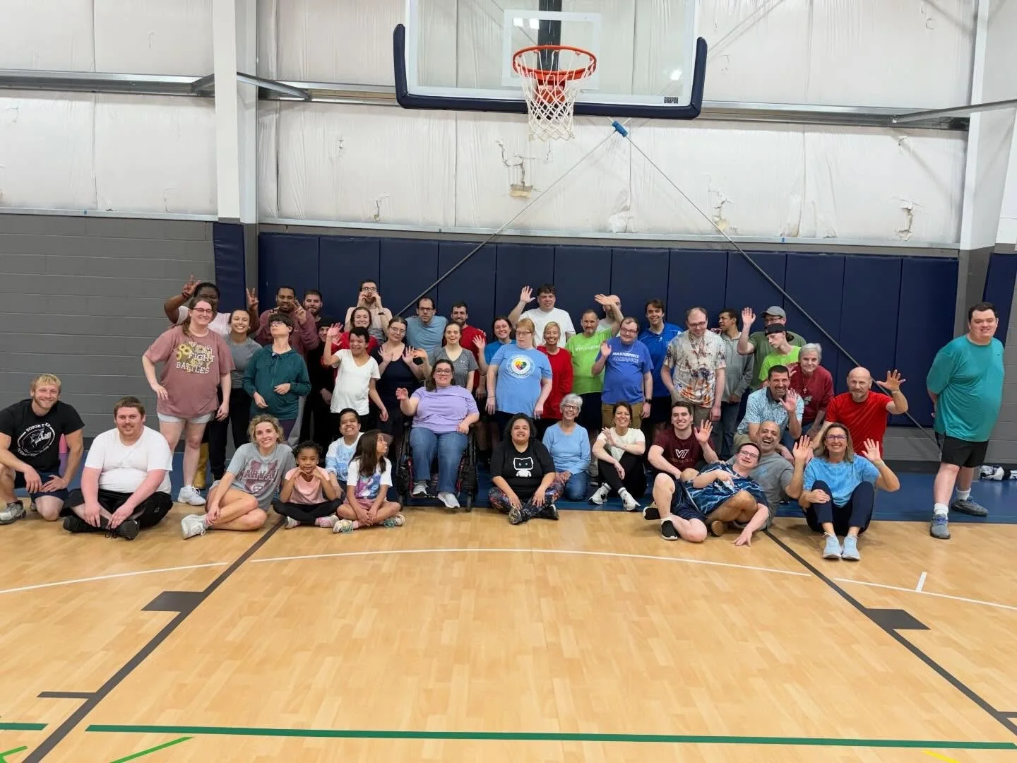 The MA Community spent Sunday afternoon playing some intense volleyball at @bethelbaptistva !!