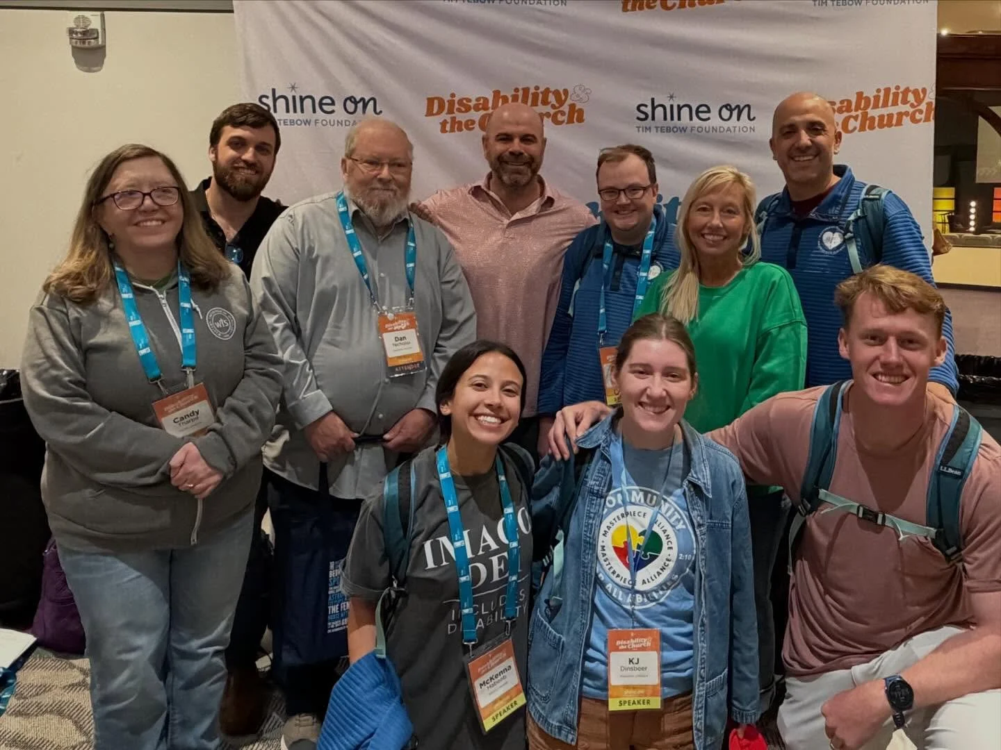 The MA Team spent 3 BEAUTIFUL days at the Disability &amp; the Church Conference! Thank you @keyministry for shaping churches into places of belonging all over the world! (Scroll - the last pic is the best 😀)