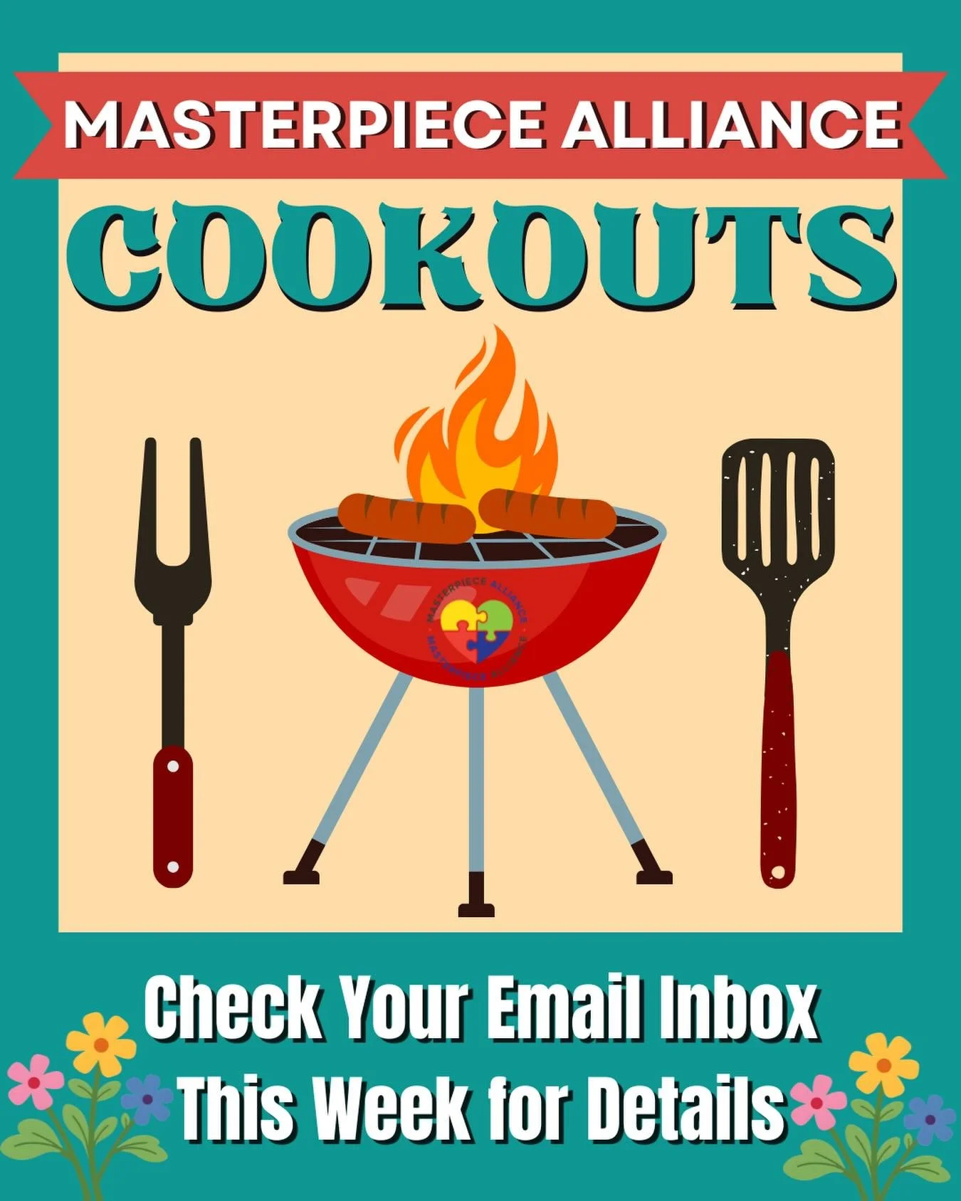 In addition to our amazing LARGE community events, we are starting to host smaller regional events. Be checking your email inbox this week for an invite to a cookout in your area.