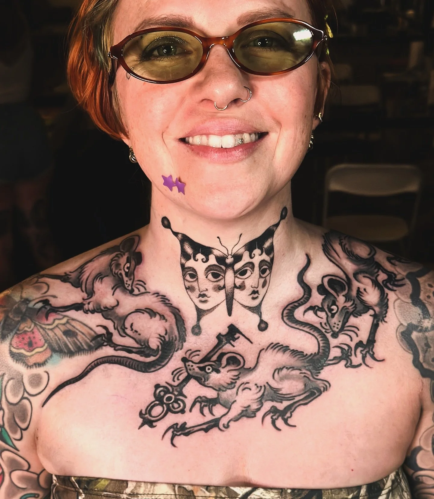 Be yourself!! Such a rad request. Done at @tattoomaniadallas &mdash; I will be back in Marfa, Texas the weekend of OCT 24 @meetmein.marfa