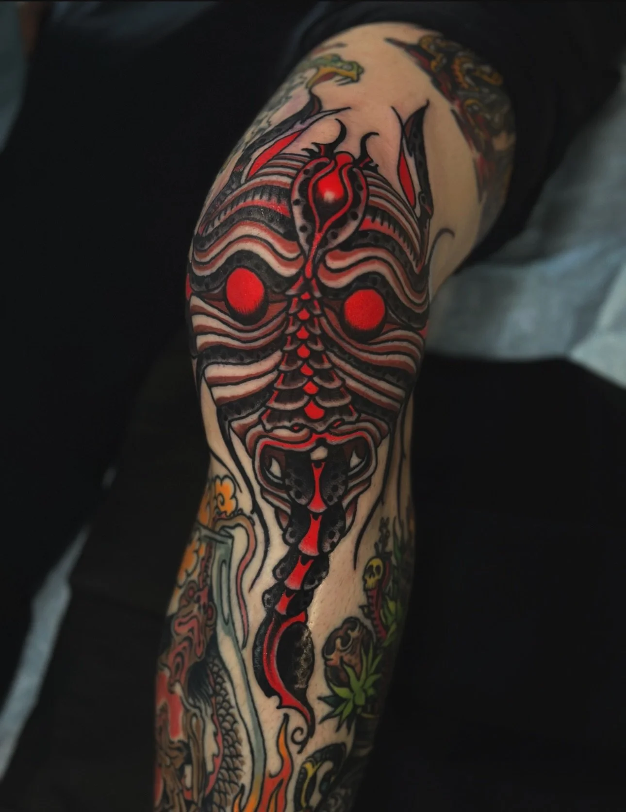 Knee foe Nathan! Thanks for getting wierd with me my friend. 
@tattoosmilepdx
