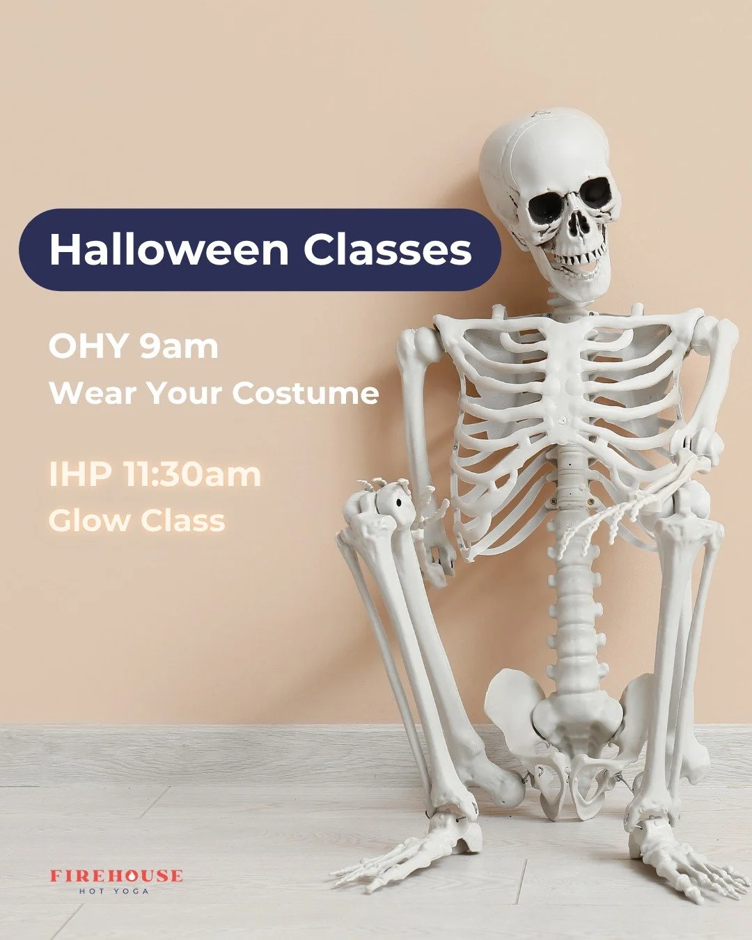 Tricks, treats, and a little heat... Halloween at Firehouse looks like:
👻 Costume OHY
🌟 Glow IHP
❌ 5pm CFLOW takes the night off

Who&rsquo;s haunting the hot room with us? Tag your boo to invite them along! 👻

 #firehousehotyogaventura #venturayo