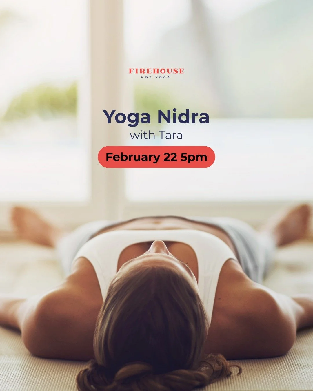 Sometimes the most powerful practice is doing less.

Join us for Yoga Nidra with Tara
🗓️ Sunday, February 22 at 5pm

Yoga Nidra is a guided meditation that brings the body into deep rest while the mind stays gently aware. It's a reset for your nervo