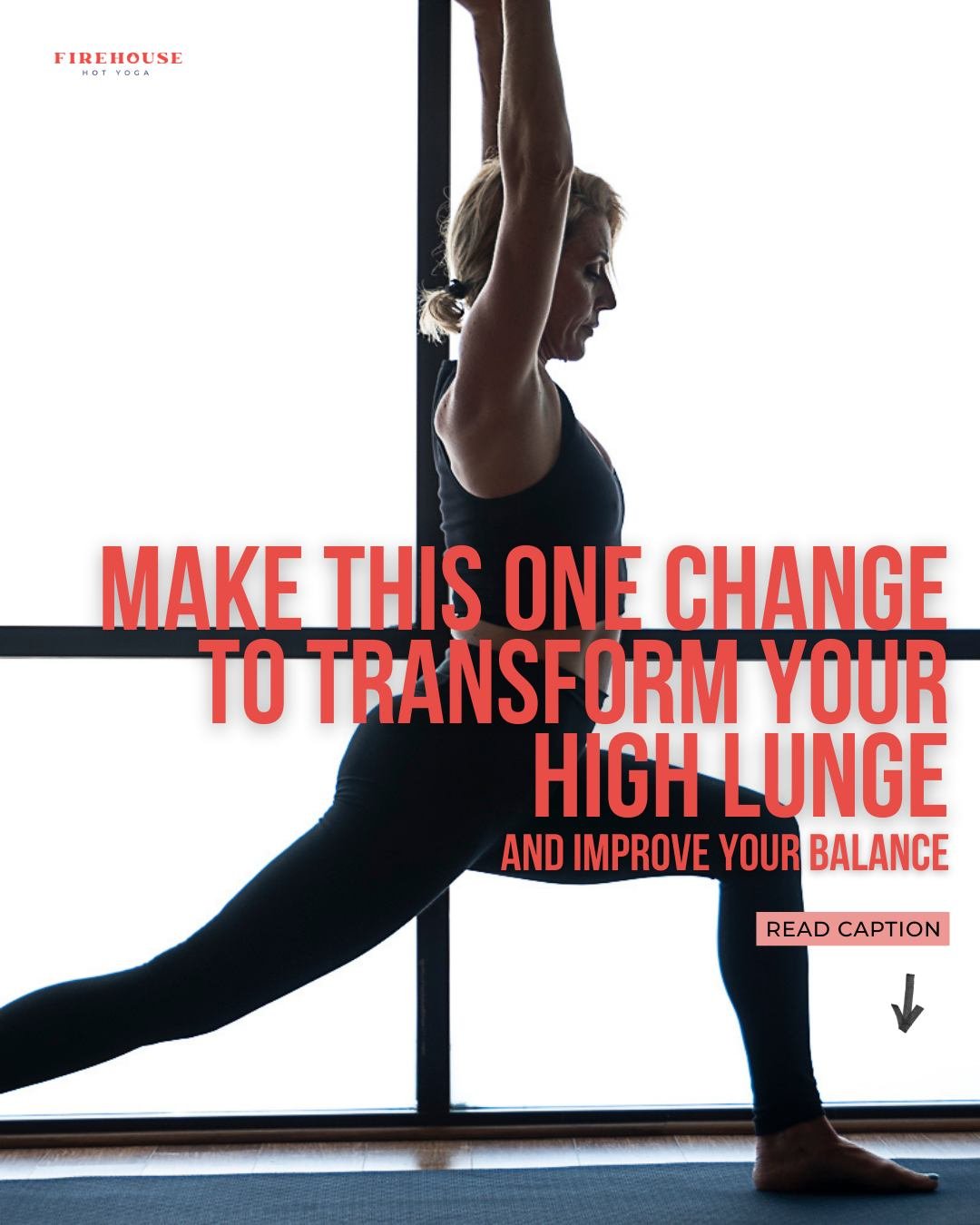 If your High Lunge feels like a leg burner with zero stability&hellip; this is probably why.

Most people keep the back foot soft. The leg stays sleepy. The posture feels shaky.

Try this instead:
Press firmly into the ball of your back foot and send