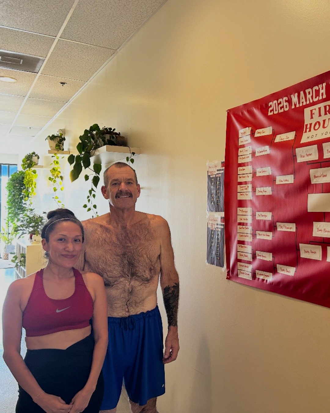 Big congratulations to our March Matness winners!! Buns of Steel aka Jim &amp; Mirella, you both absolutely rocked this year's competition.

We celebrate every class, every sweaty moment that you showed up on your mat to take home this year's win.

H