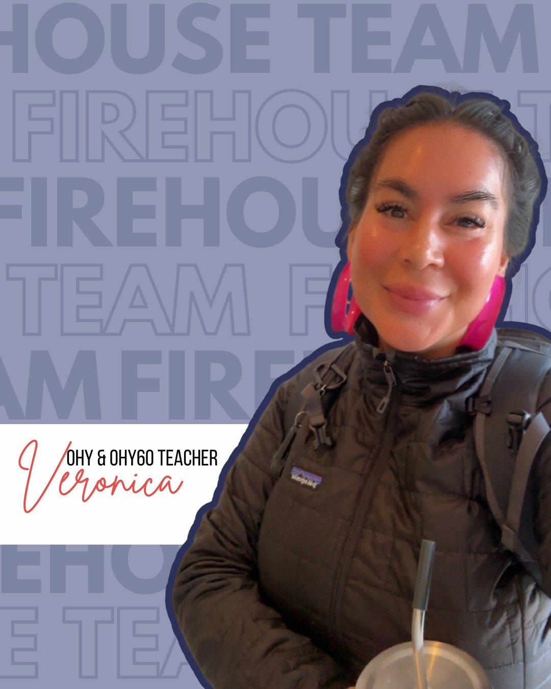 OHY Teacher Spotlight: Veronica. You already know the energy Veronica brings inside the studio, but did you know these fun facts:
✨ Obessed with pink
✨ Loves butterflies + dragons
✨ Makes art with her husband
✨ Volunteers with amazing organizations
✨
