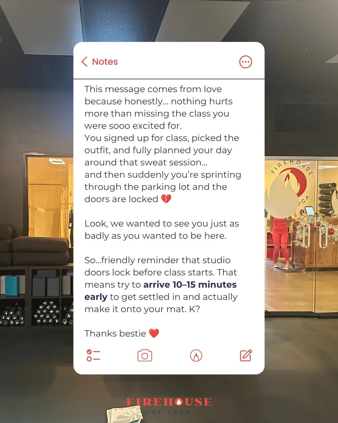 This message comes from love because honestly&hellip; nothing hurts more than missing the class you were sooo excited for. We get it. You signed up for class, picked the outfit, and fully planned your day around that sweat session&hellip;

and then s