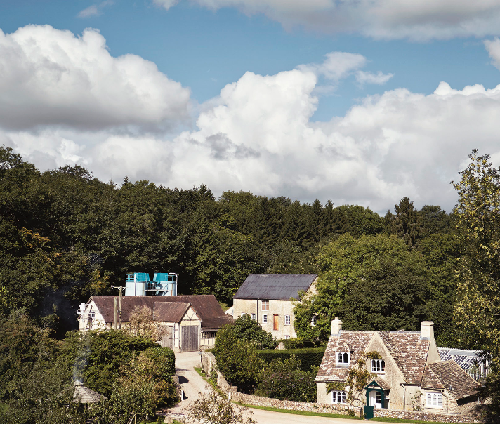 Pictured: the mill today in Long Newton, Gloucestershire 