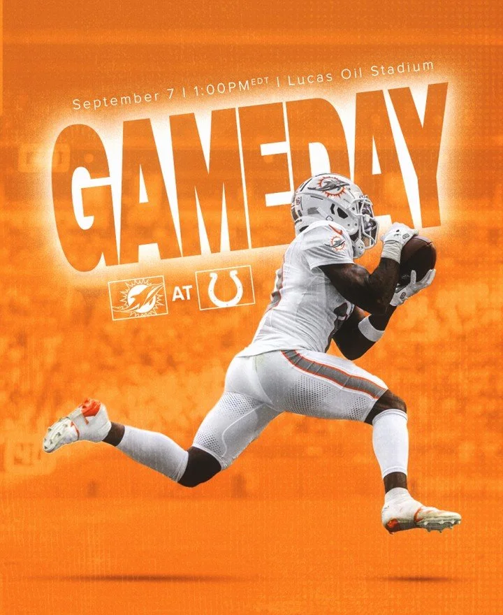 FINS UP 🔥 Kickoff for the 2025-26 season at 1pm ET. 🏈 Let's go @cheetah and @miamidolphins 🐬

#THFF #FinsUp #MiamiDolphins #NFL
