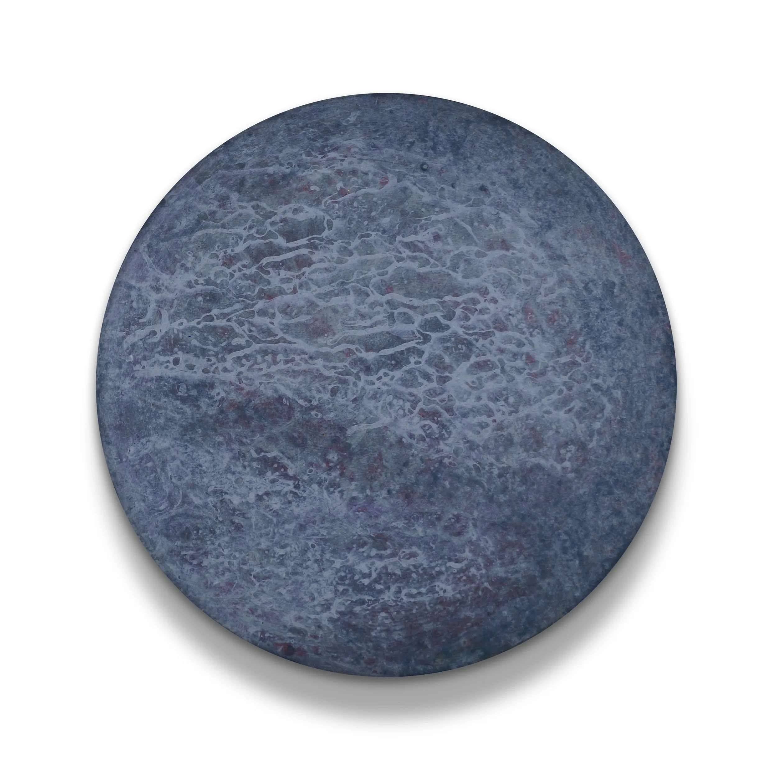 surface tension # 5, 2017
acrylic on panel, 22" diameter x 5" deep