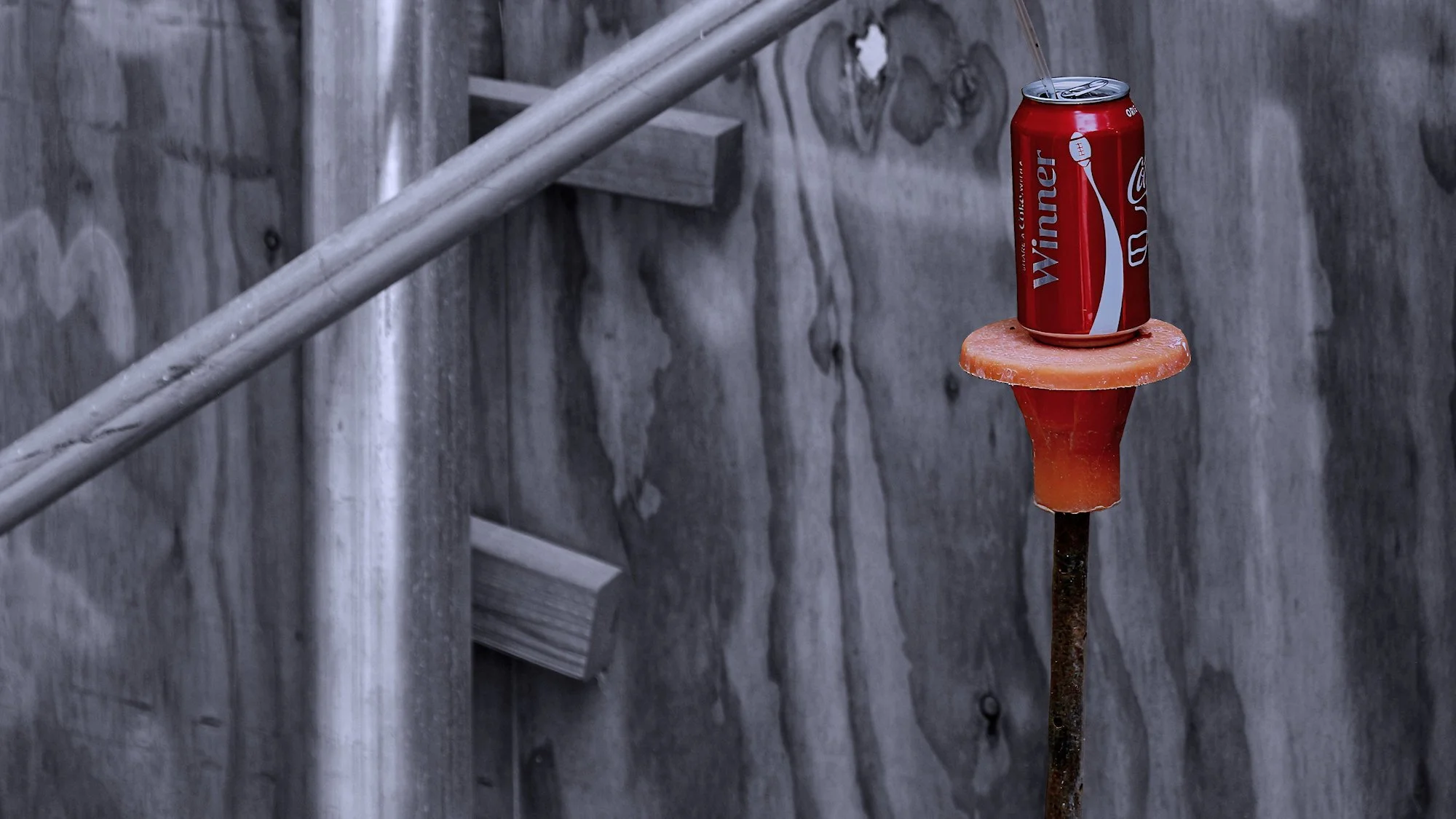 190905.A.04.N.01 - Can of Coke on a Rebar Cap